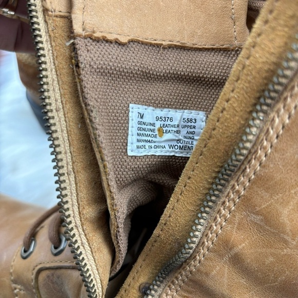 TIMBERLAND CHARLES TALL LACE UP BOOTS WITH ZIPPER SIZE 7 WOMAN - Picture 15 of 16